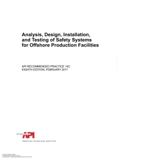 API RP 14C-2017 Analysis, Design, Installation, and Testing of Safety Systems.pdf
