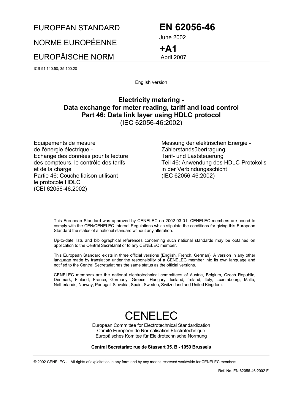 BS EN 62056-46-2002 (2007).pdf_第3页