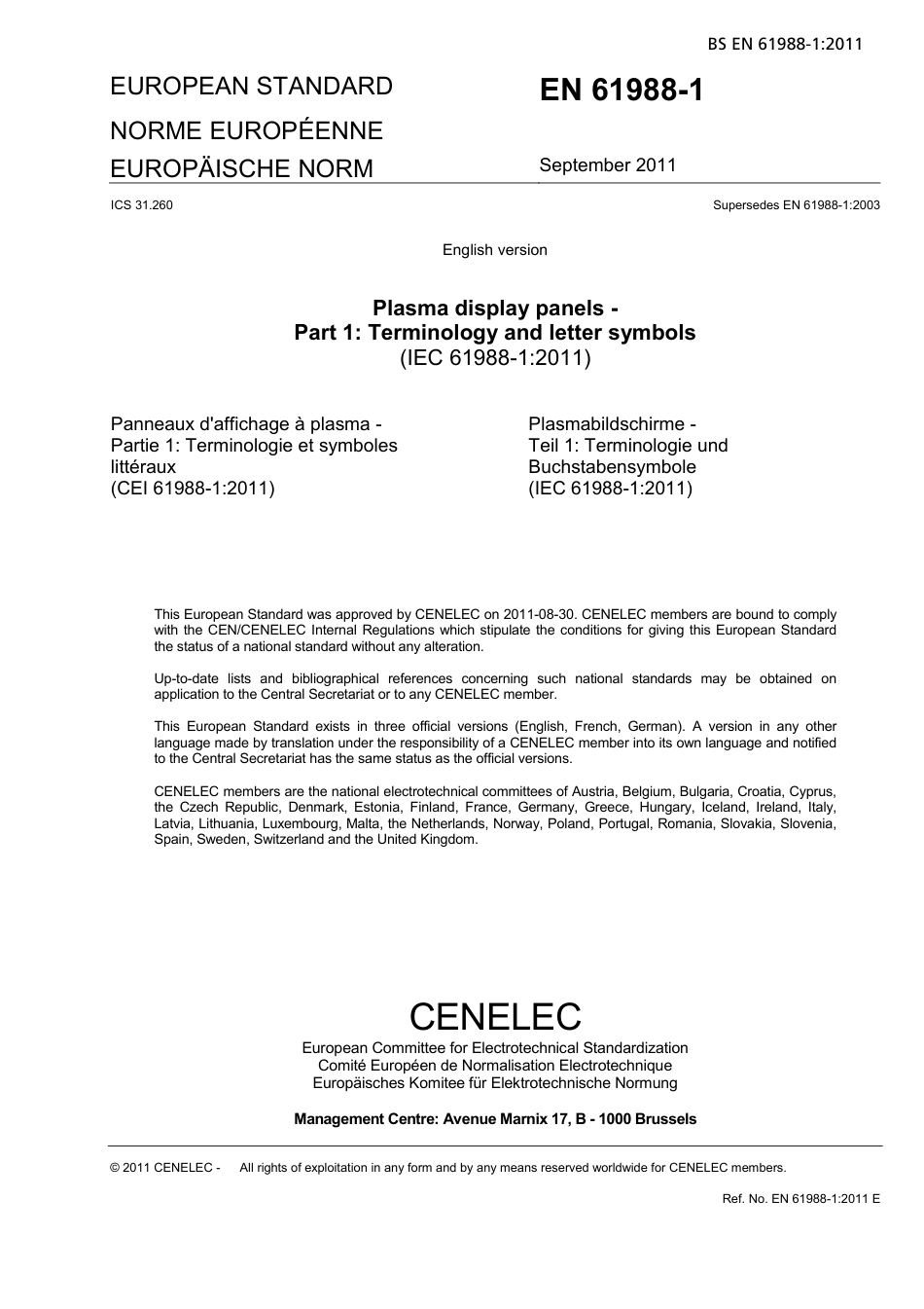 BS EN 61988-1-2011.pdf_第3页