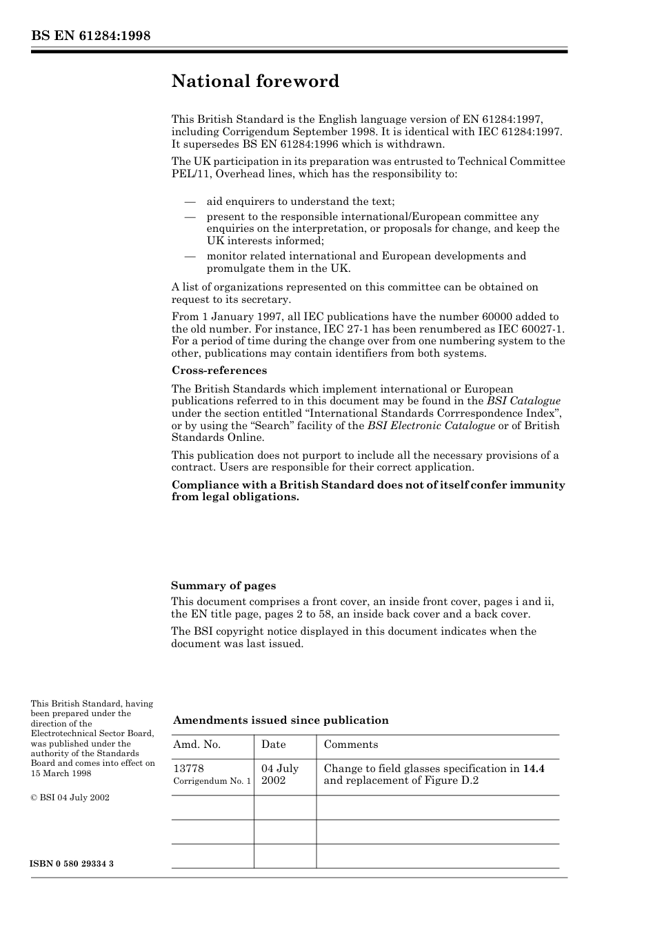 BS EN 61284-1998 (2002) IEC 61284-1997.pdf_第2页