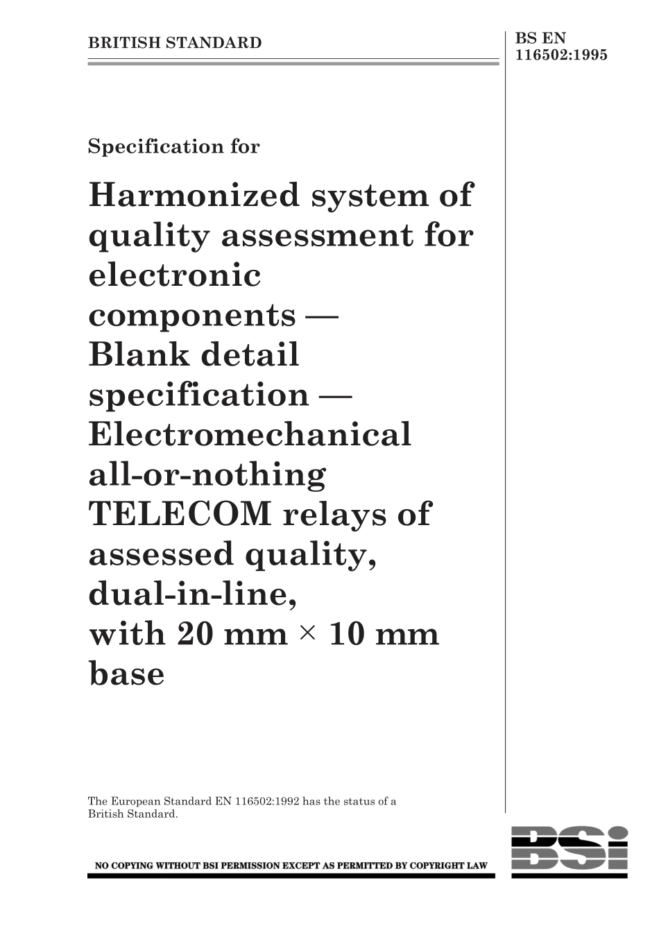 BS EN 116502-1995 (2000).pdf_第1页