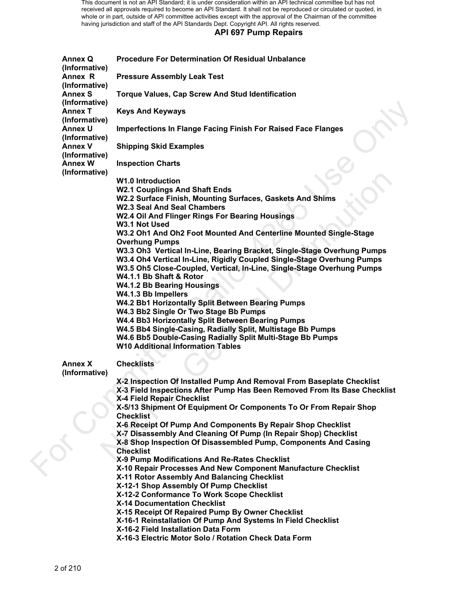 API RP 697 Pump Repairs (For API Committee Ballot).pdf_第2页