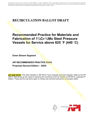 API RP 934-E 2ND Edition - Draft.pdf