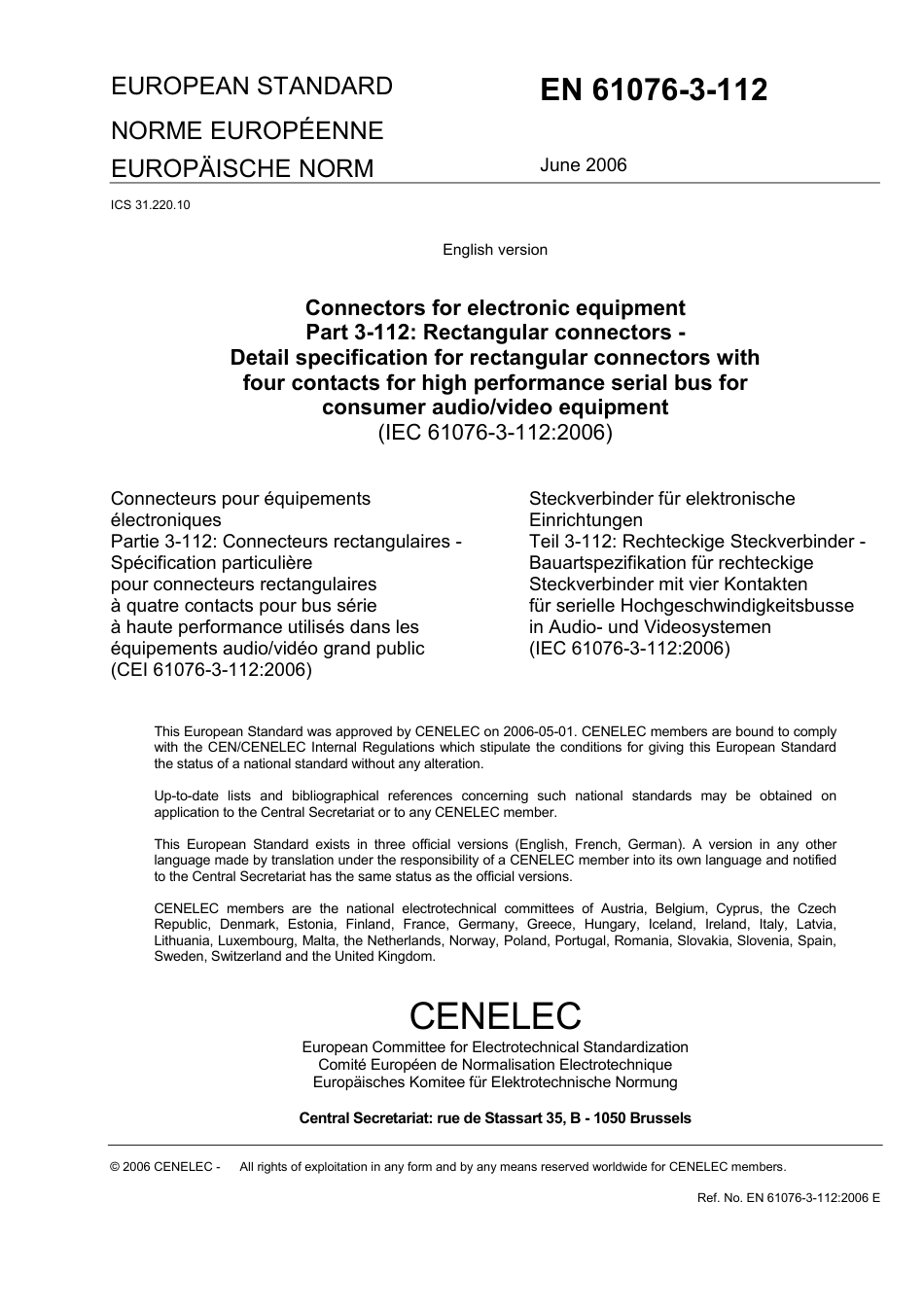 BS EN 61076-3-112-2006.pdf_第3页