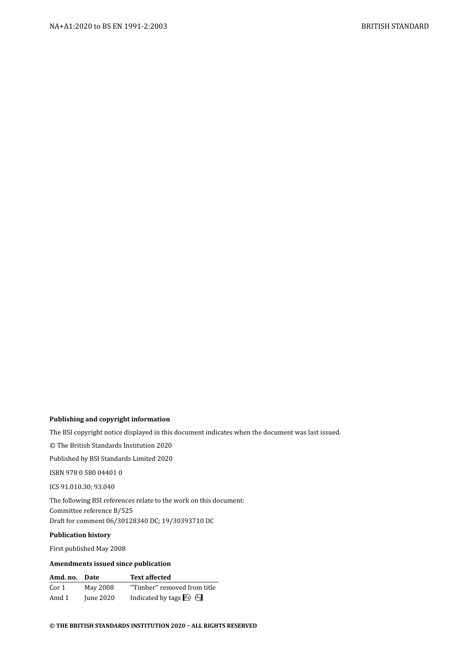 BS EN 01991-2-2003 NA 2008 + A1-2020.pdf_第2页