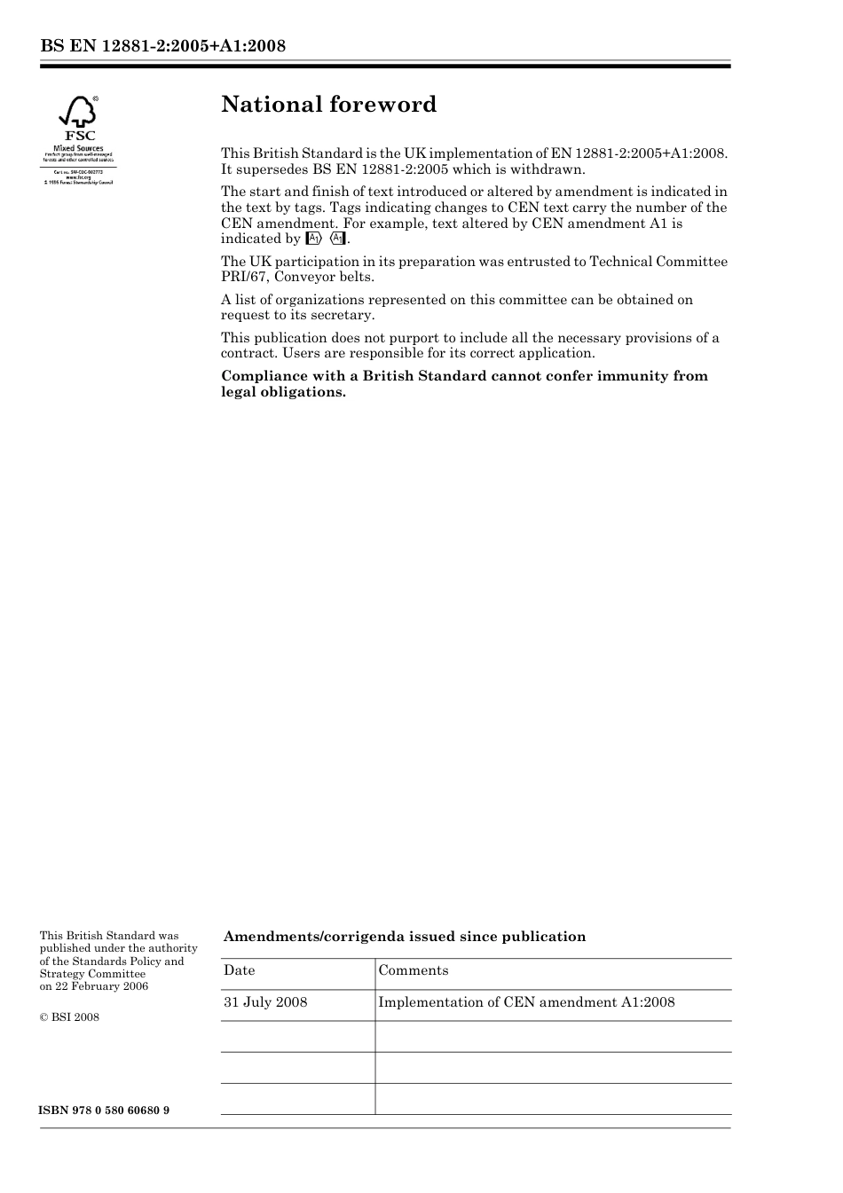 BS EN 12881-2-2005 + A1-2008 (2009).pdf_第2页