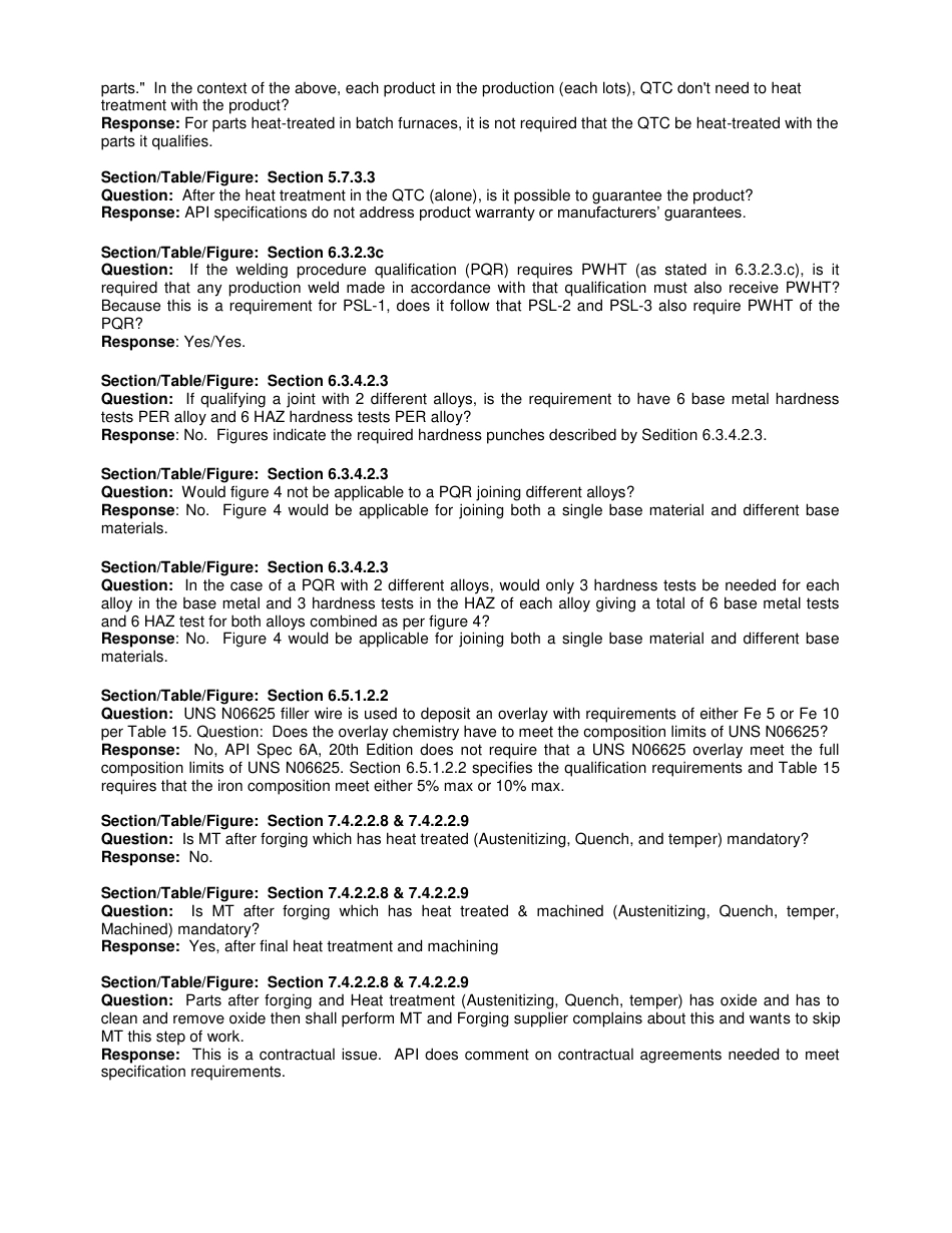 API Spec 6A 20TH - Interpretations Summary - 2015.08.25.pdf_第2页