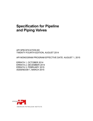 API SPEC 6D 2014（MARCH 2015).pdf