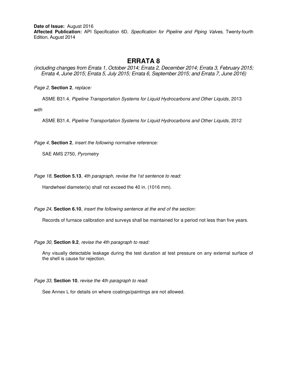 API Spec 6D-2014 errata 8-2016.pdf_第1页