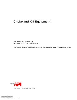 API SPEC 16C 2nd Mar. 2015 Choke and Kill Equipment.pdf