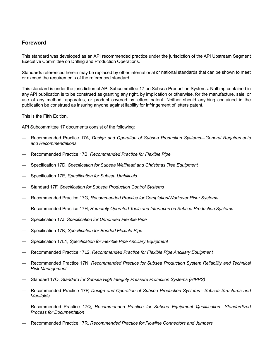 API SPEC 17E-2017 Specification for Subsea Umbilicals.pdf_第3页