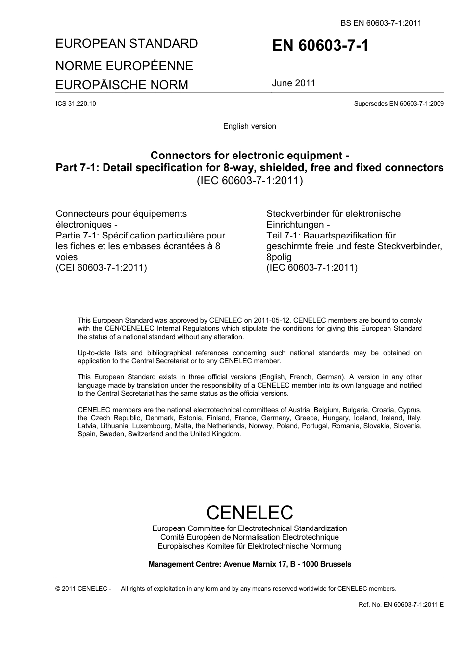 BS EN 60603-7-1-2011.pdf_第3页