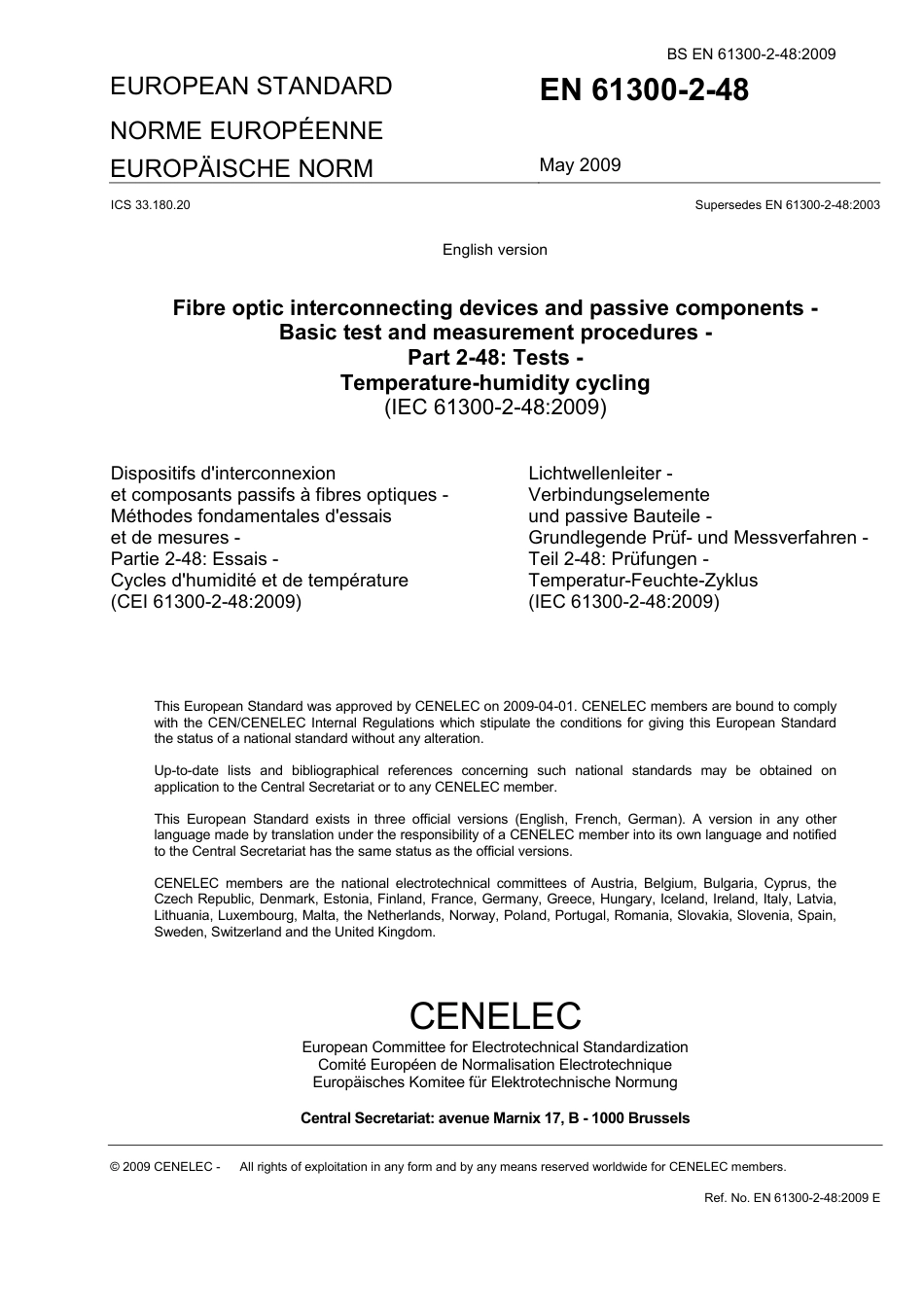 BS EN 61300-2-48-2009.pdf_第3页