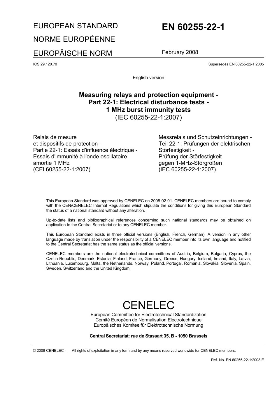 BS EN 60255-22-1-2008.pdf_第3页