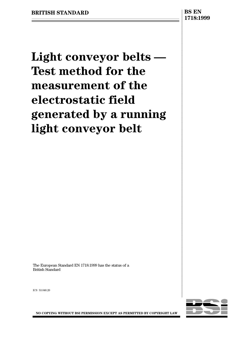 BS EN 01718-1999.pdf_第1页