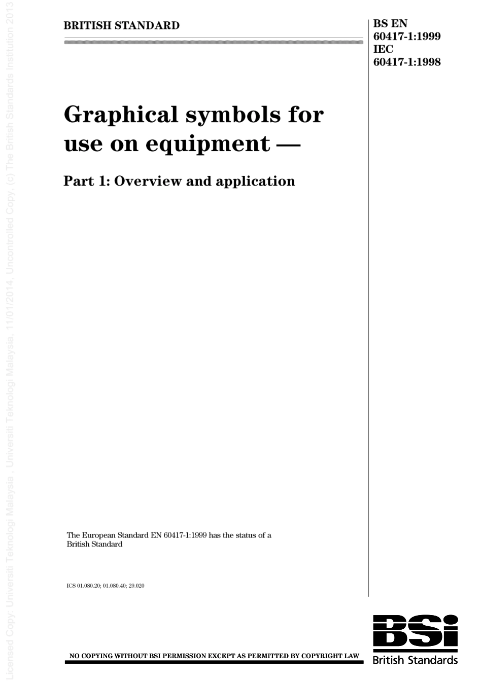 BS EN 60417-1-1999.pdf_第1页