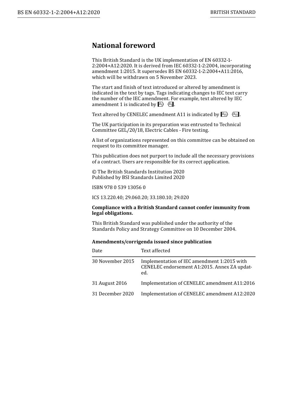 BS EN 60332-1-2-2004 + A12-2020.pdf_第2页