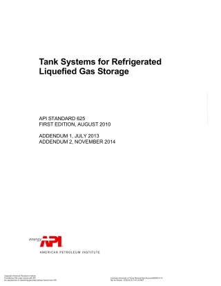API STD 625-2014 1st ADDENDUM 2 Tank Systems for Refrigerated Liquefied Gas.pdf