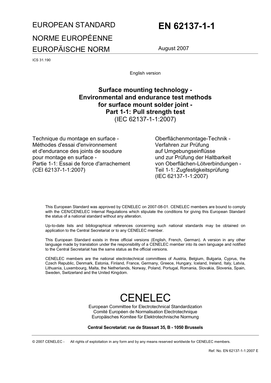 BS EN 62137-1-1-2007.pdf_第3页