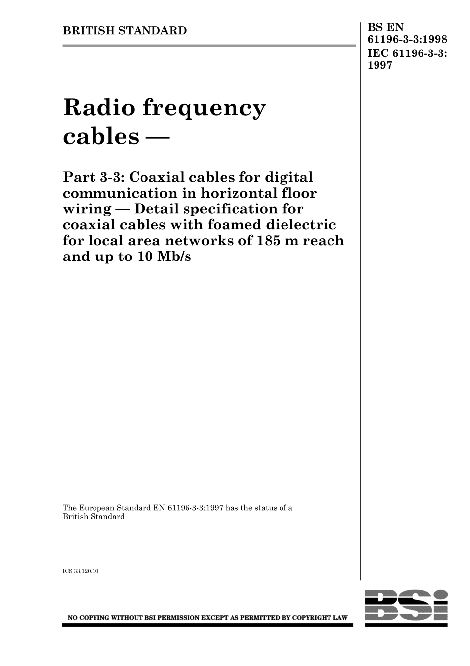 BS EN 61196-3-3-1998.pdf_第1页