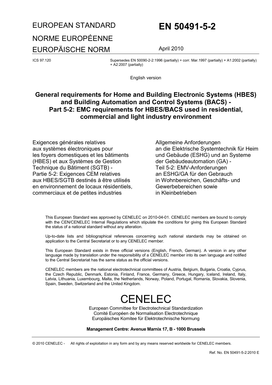 BS EN 50491-5-2-2010.pdf_第3页