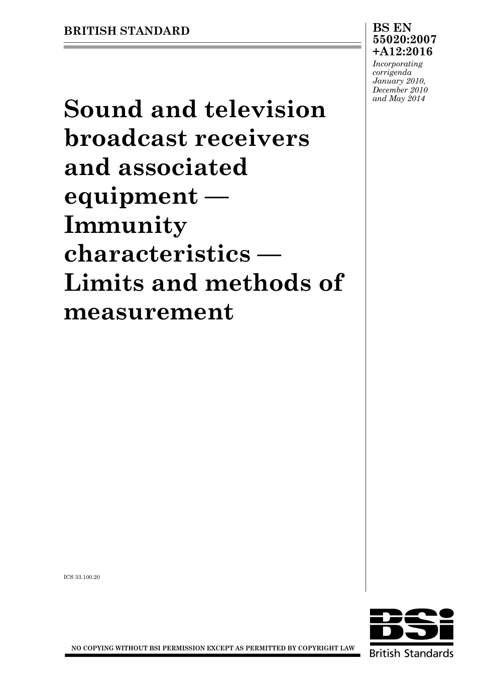 BS EN 55020-2007 + A12-2016.pdf_第1页