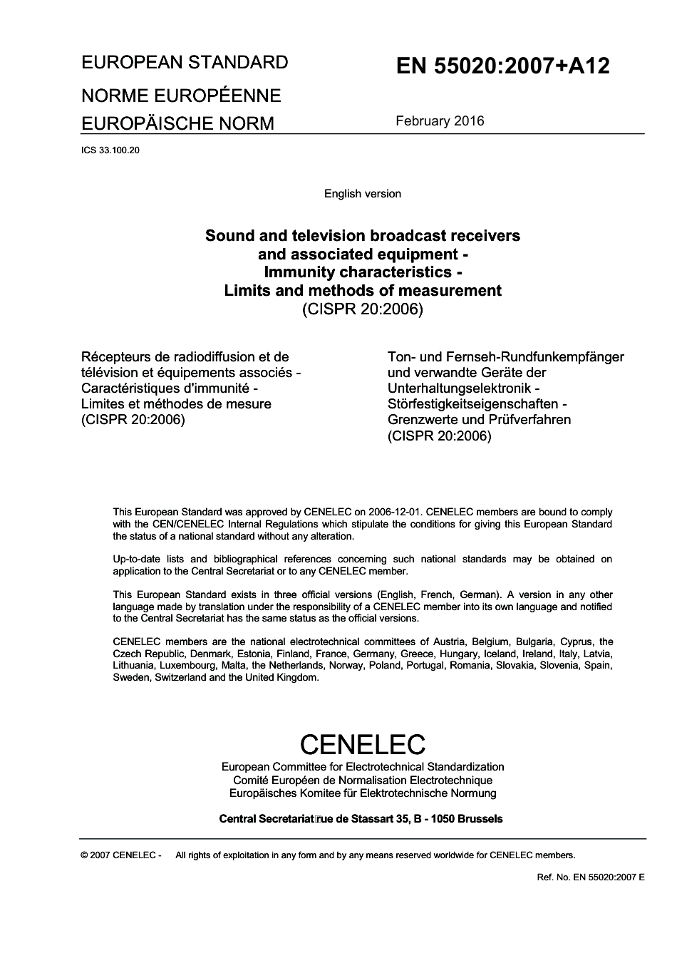 BS EN 55020-2007 + A12-2016.pdf_第3页