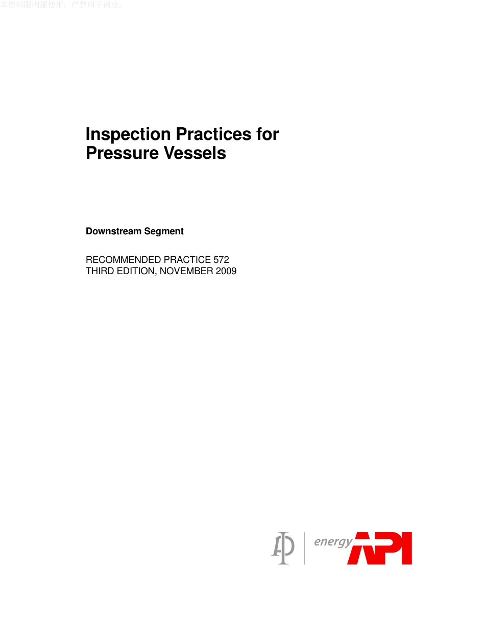 API RP 572 2009 Inspection Practices for Pressure Vessels.pdf_第3页