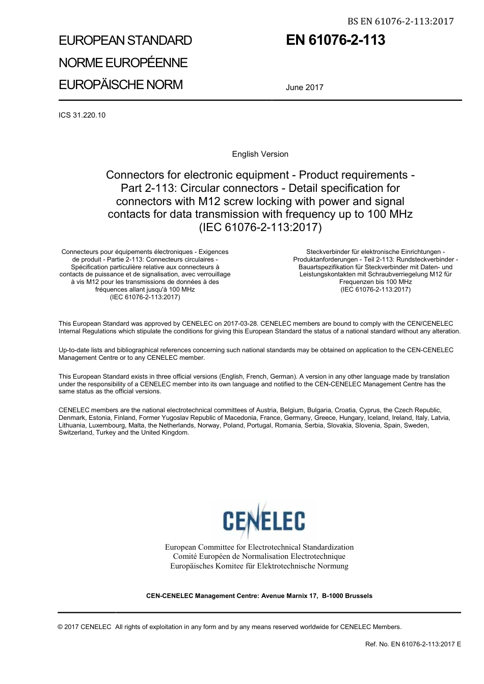 BS EN 61076-2-113-2017.pdf_第3页