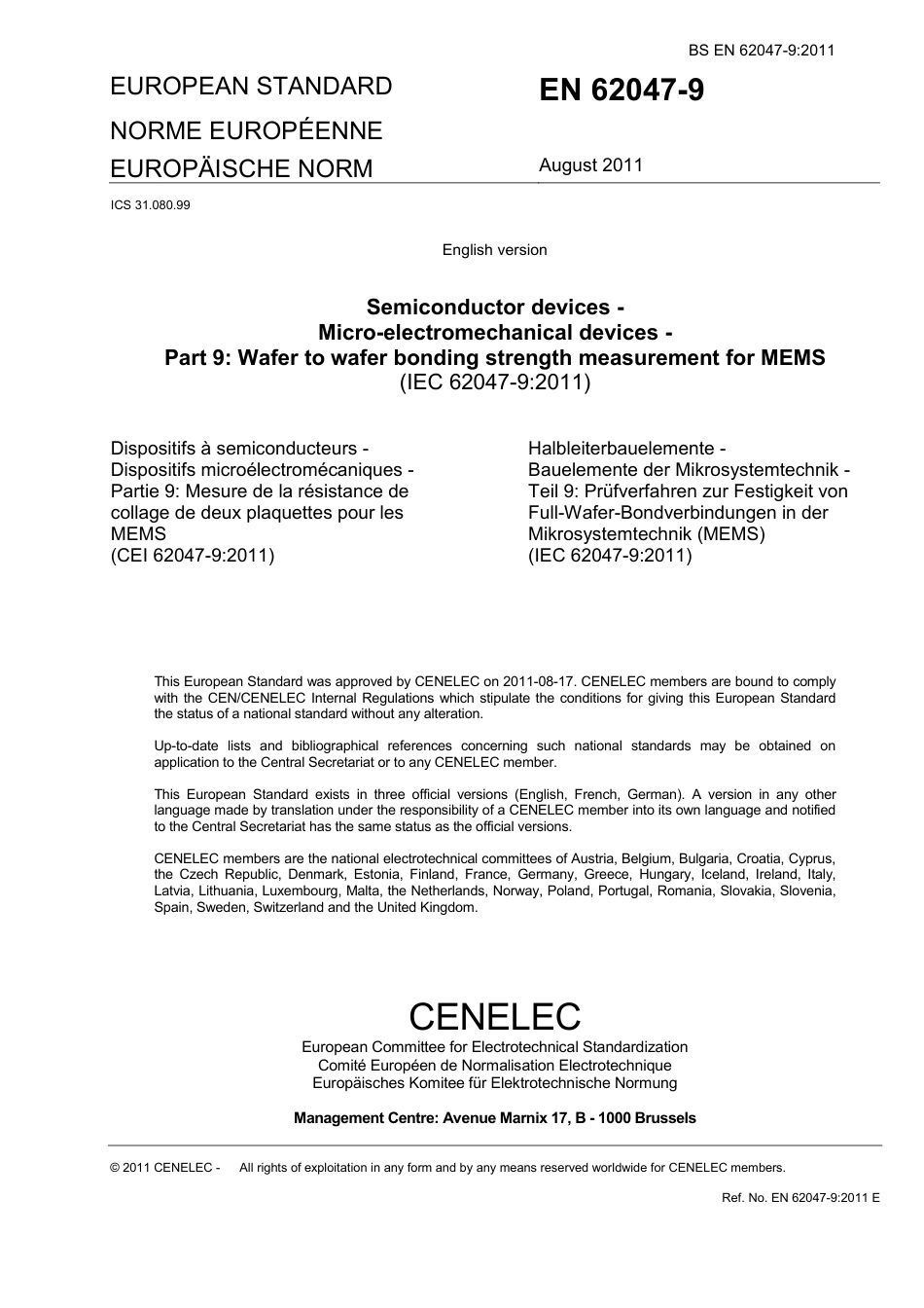 BS EN 62047-9-2011 (2012).pdf_第3页