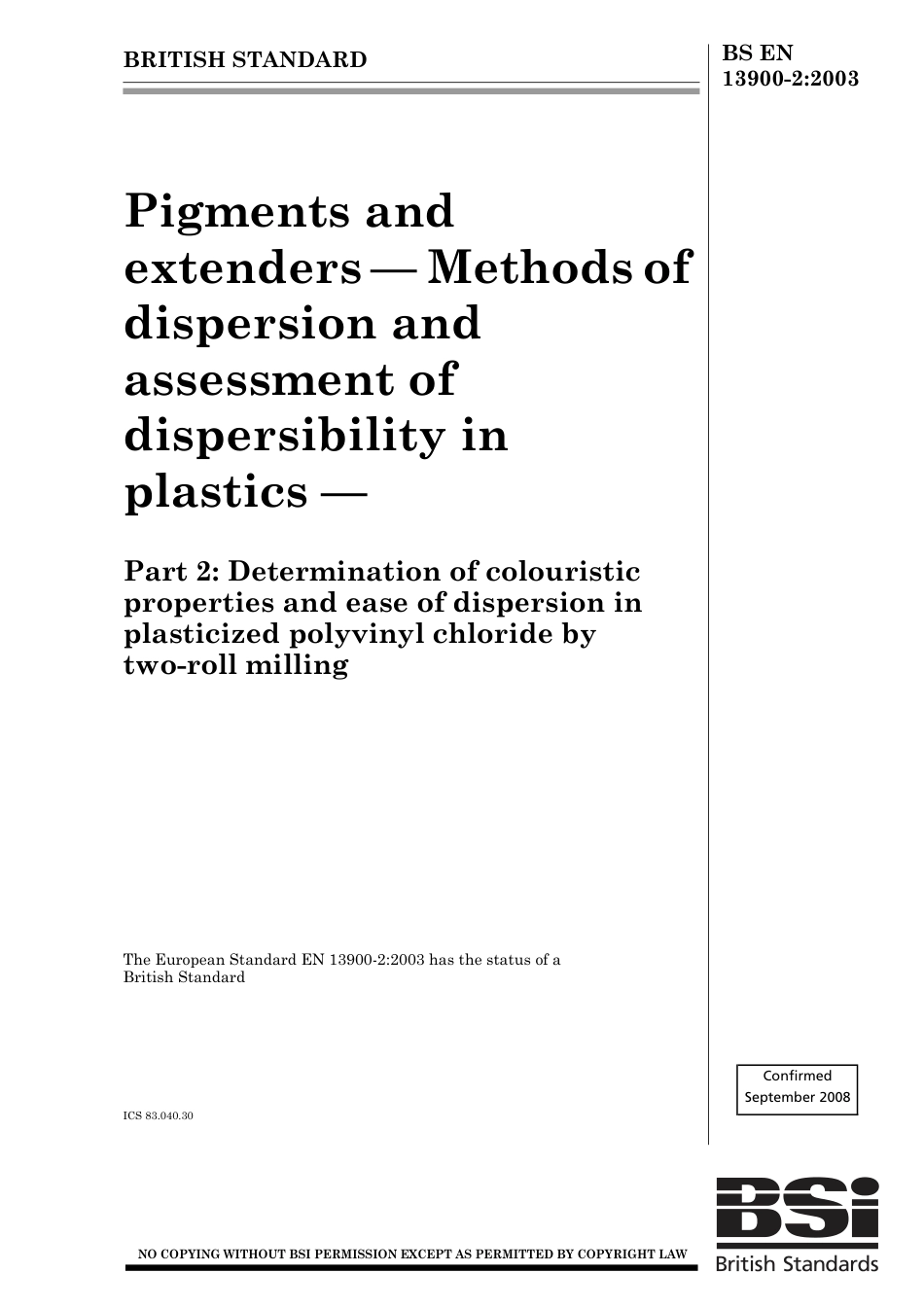 BS EN 13900-2-2003 (2008).pdf_第1页