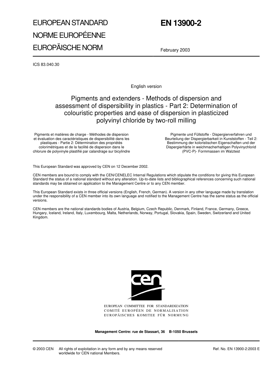 BS EN 13900-2-2003 (2008).pdf_第3页