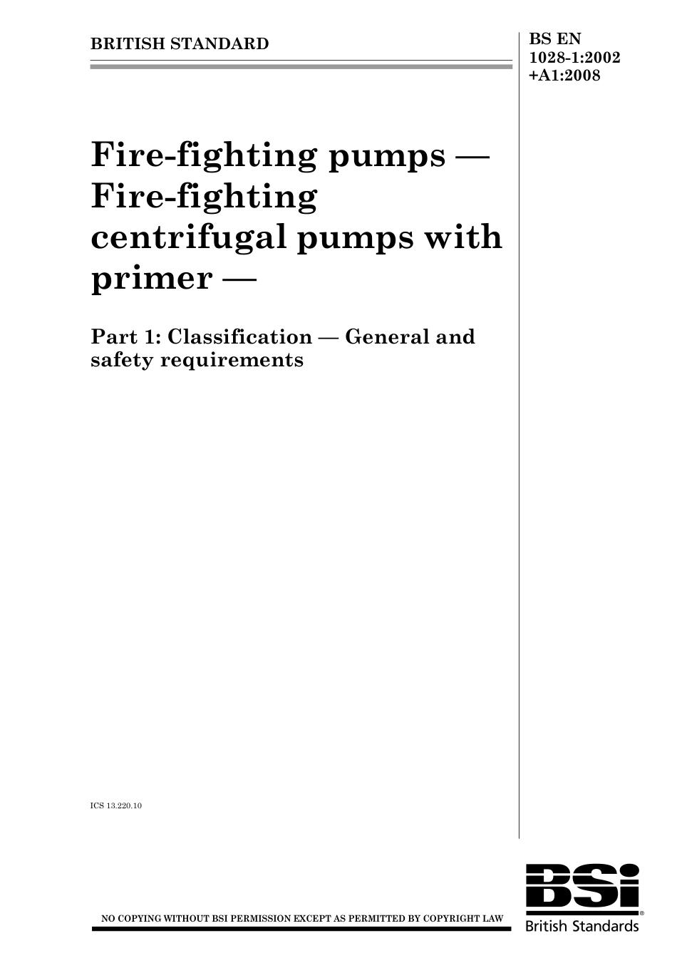 BS EN 01028-1-2002 + A1-2008.pdf_第1页