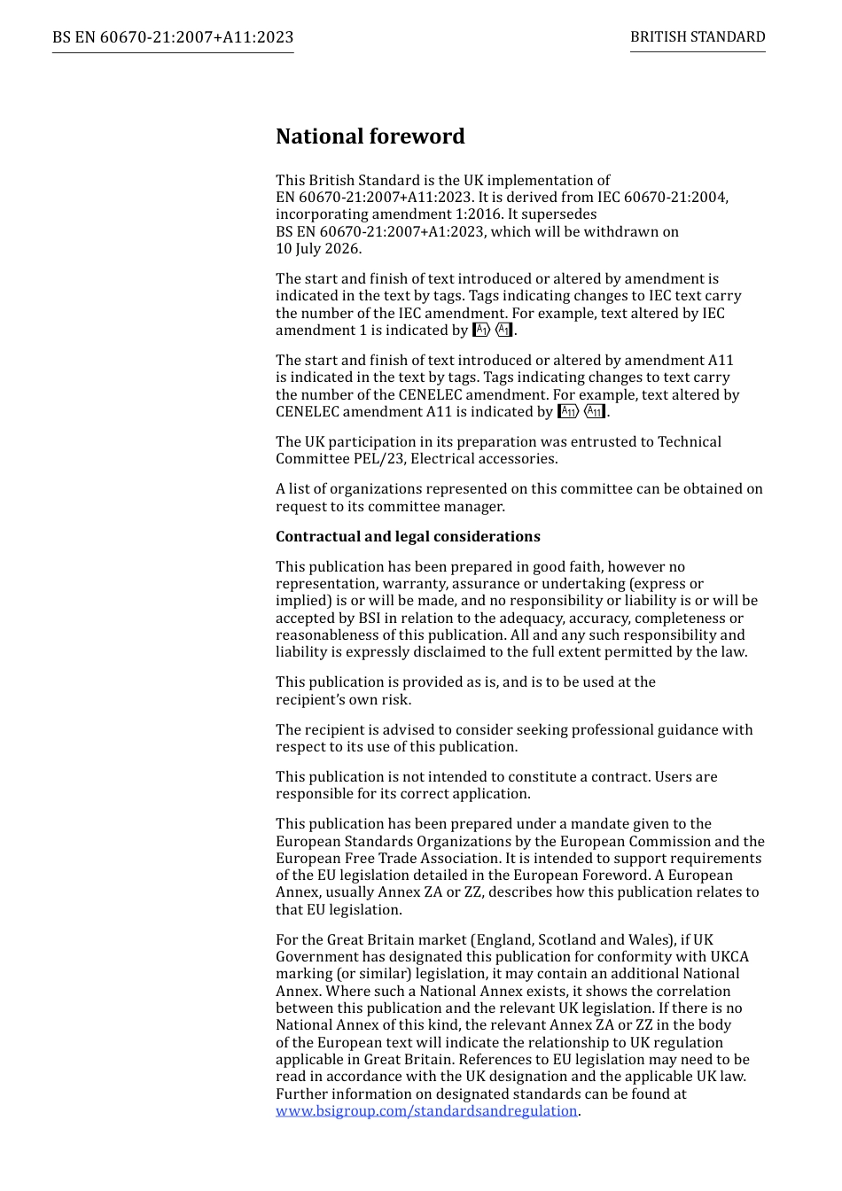 BS EN 60670-21-2007 + A11-2023.pdf_第2页