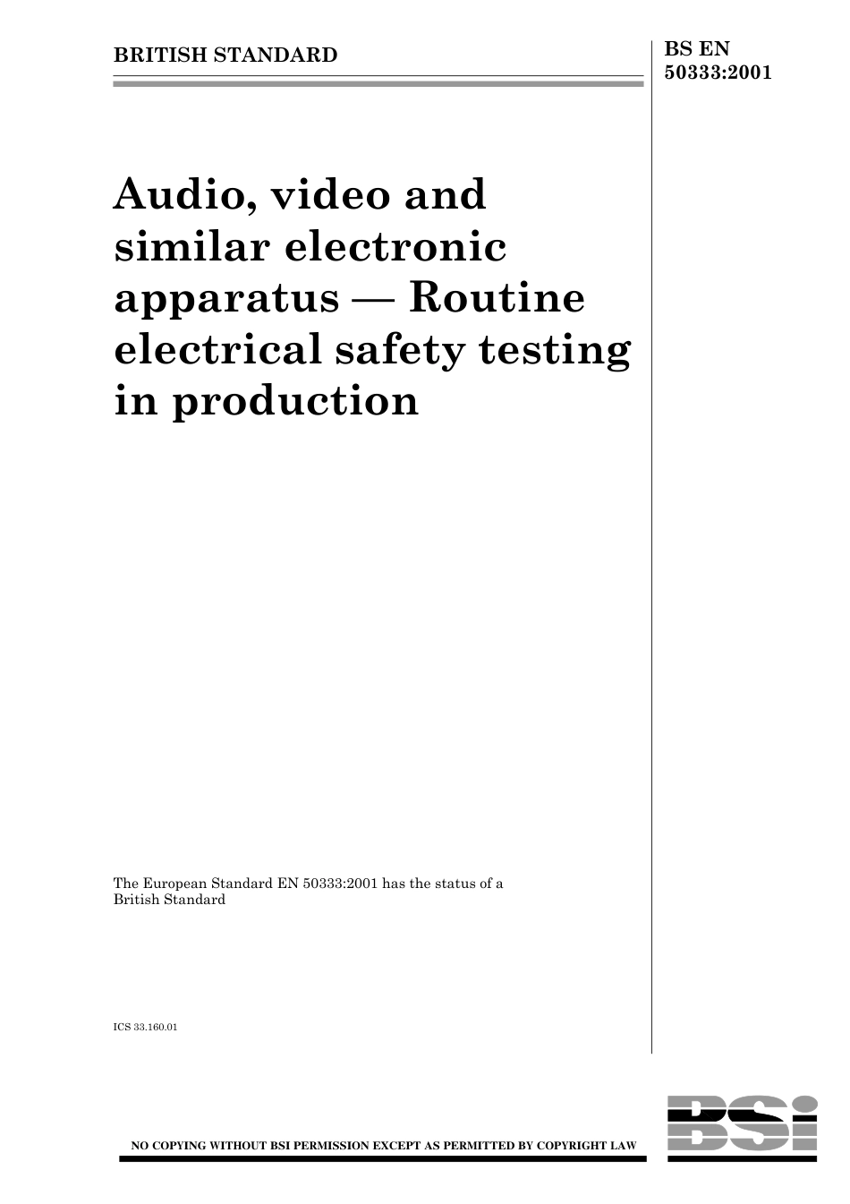 BS EN 50333-2001.pdf_第1页