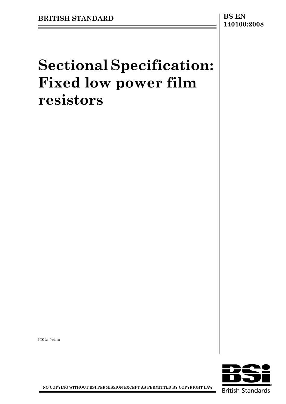 BS EN 140100-2008.pdf_第1页