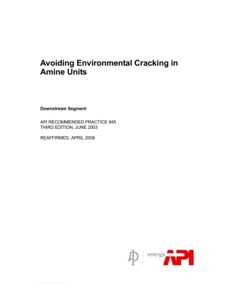 API RP 945-2003(R2008) Avoiding Environmental Cracking in Amine Units.pdf