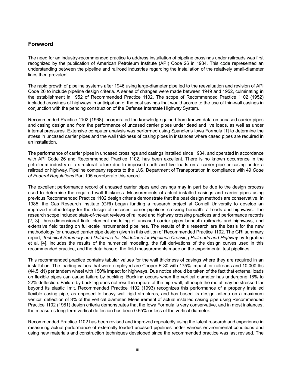 API RP 1102 2007 Steel Pipelines Crossing Railroads and Highways.pdf_第3页