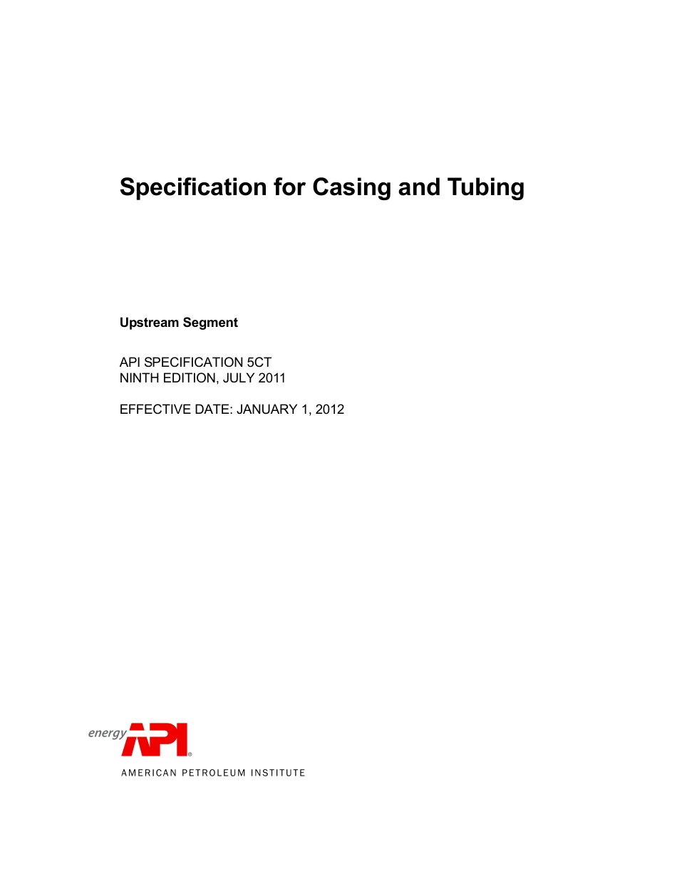 API Spec 5CT-2011 9th Edition Specification for Casing and Tubing.pdf_第3页