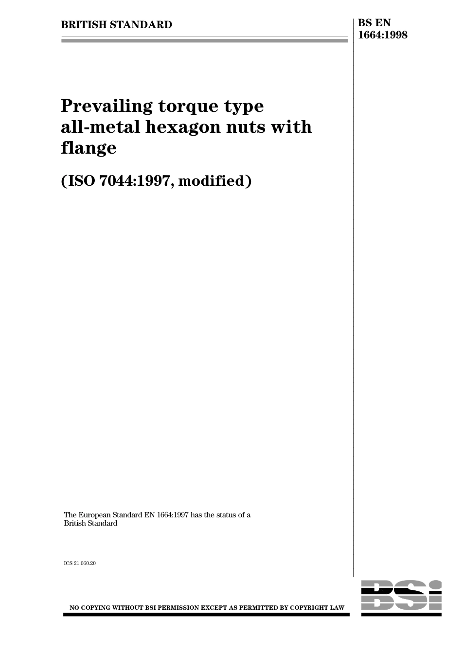 BS EN 01664-1998.pdf_第1页