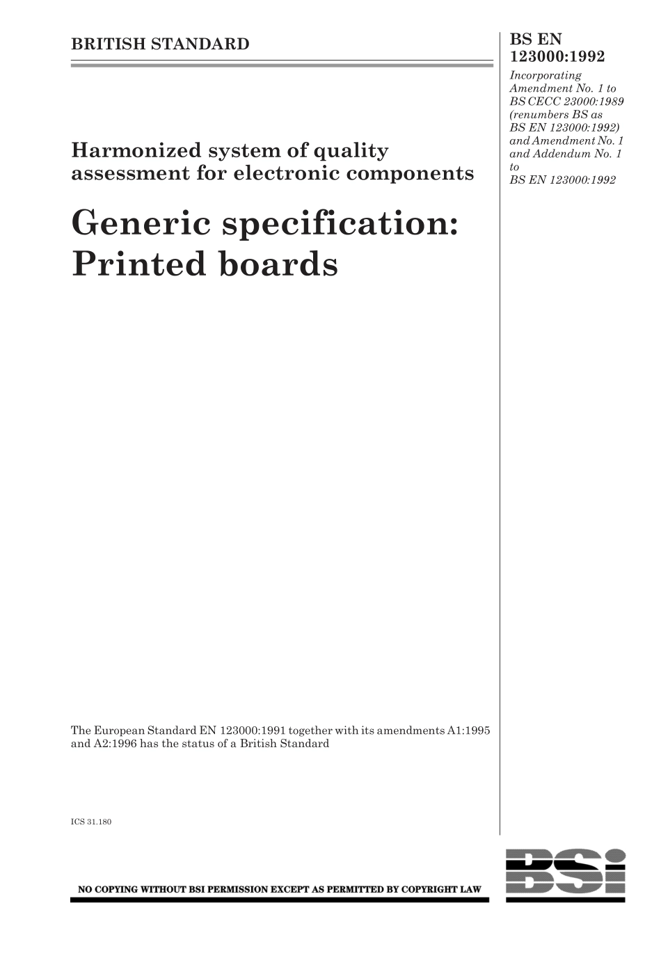 BS EN 123000-1992 (2000).pdf_第1页