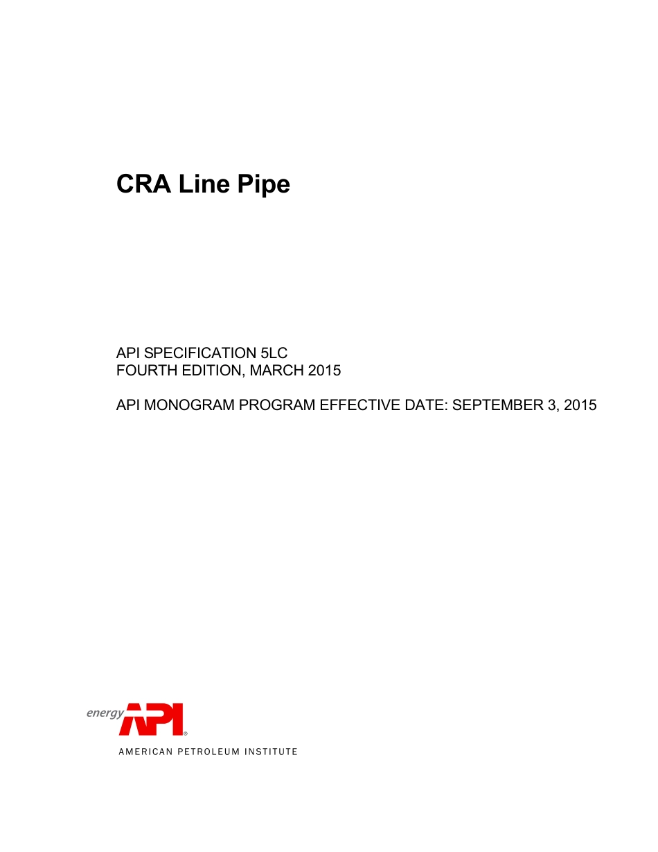 API SPEC 5LC-2015.pdf_第1页