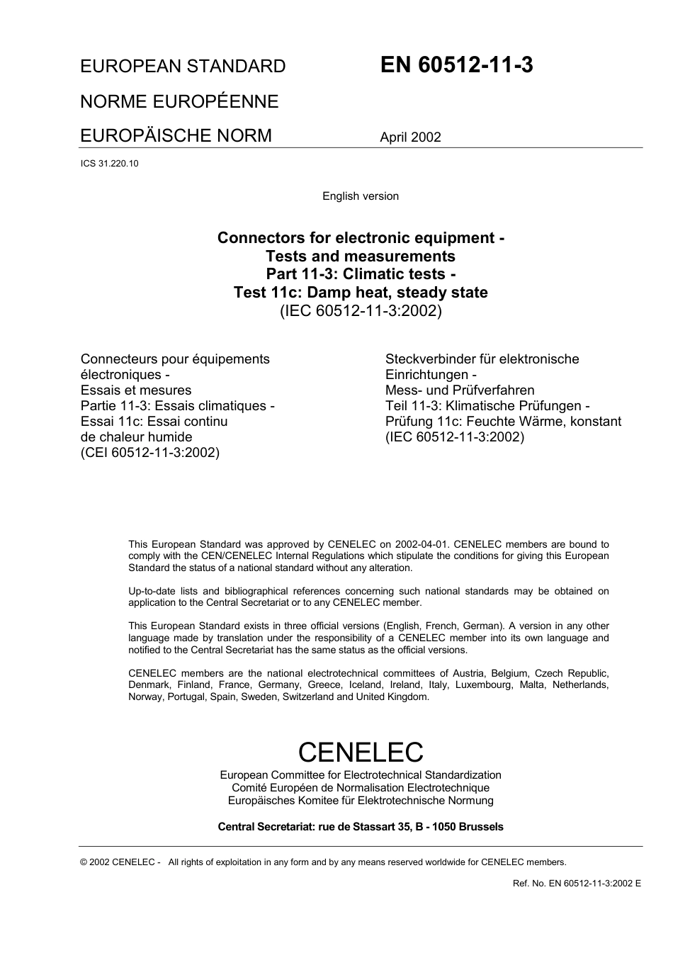 BS EN 60512-11-3-2002.pdf_第3页