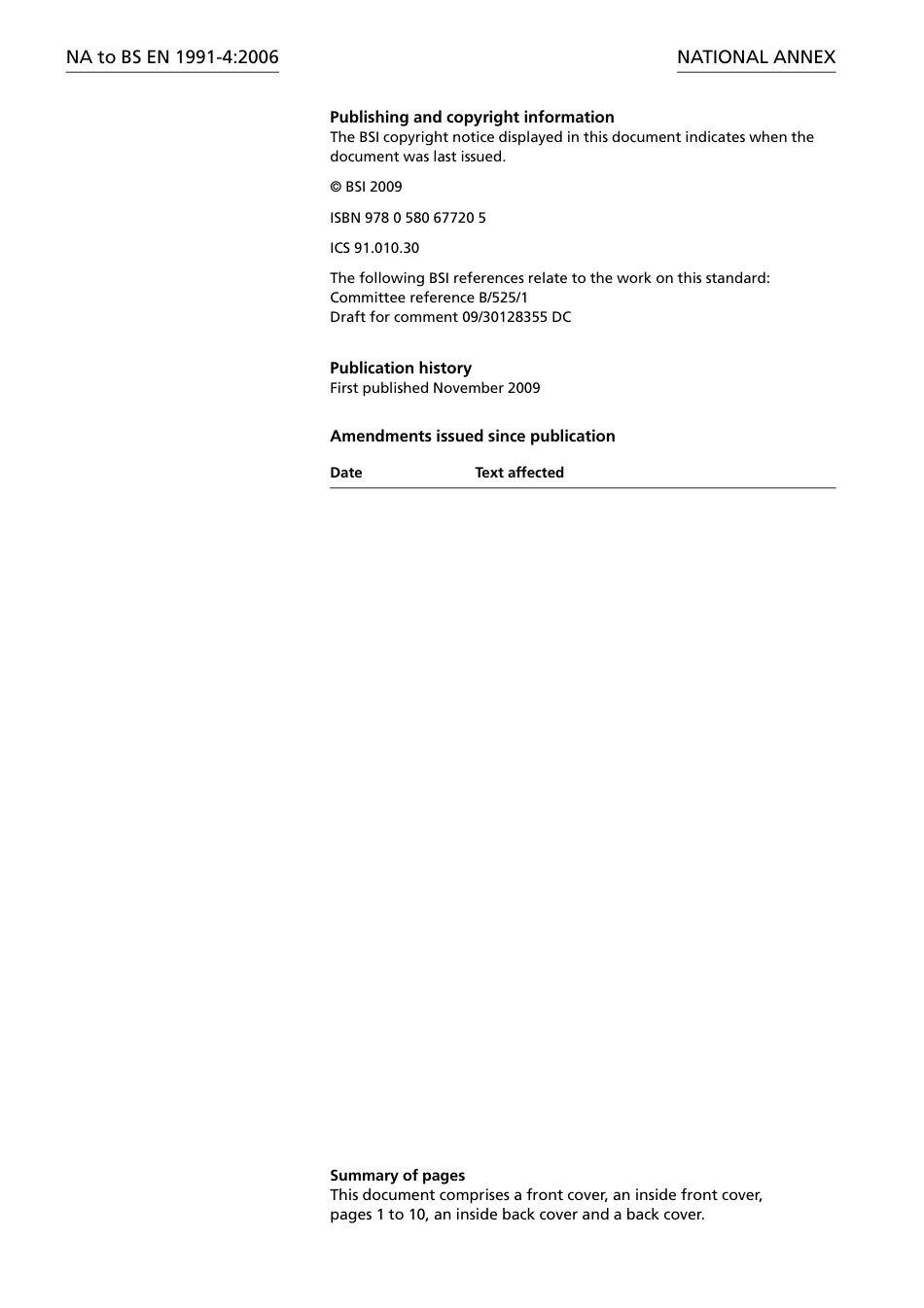 BS EN 01991-4-2006 NA 2009.pdf_第2页