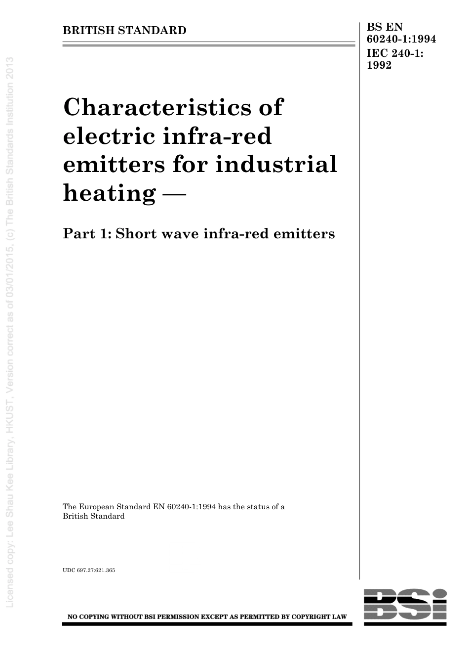 BS EN 60240-1-1994 (1999).pdf_第1页