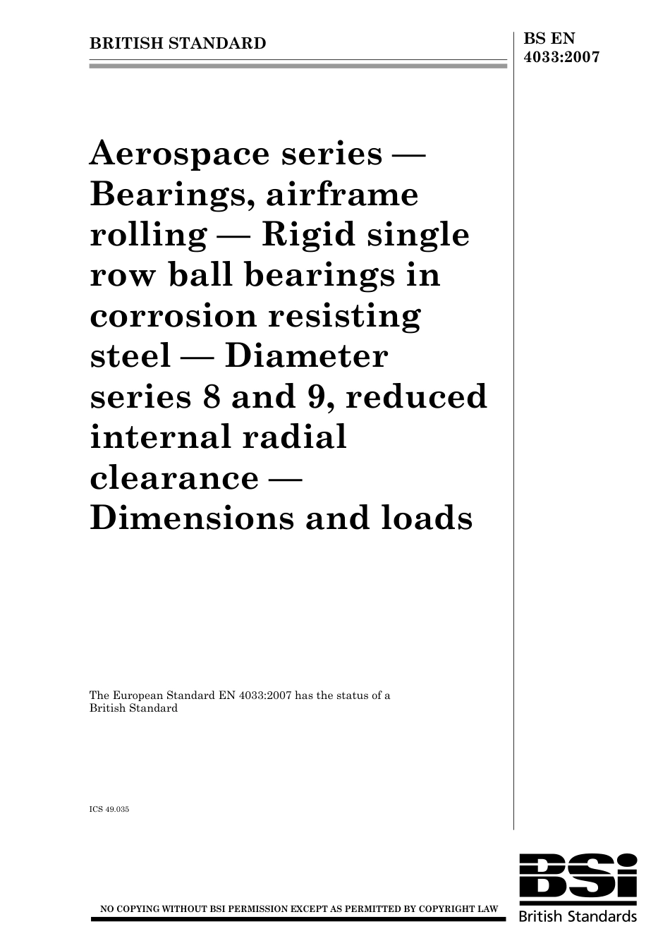 BS EN 04033-2007.pdf_第1页