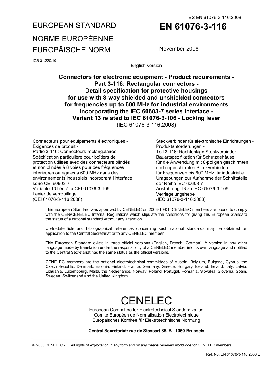 BS EN 61076-3-116-2008.pdf_第3页