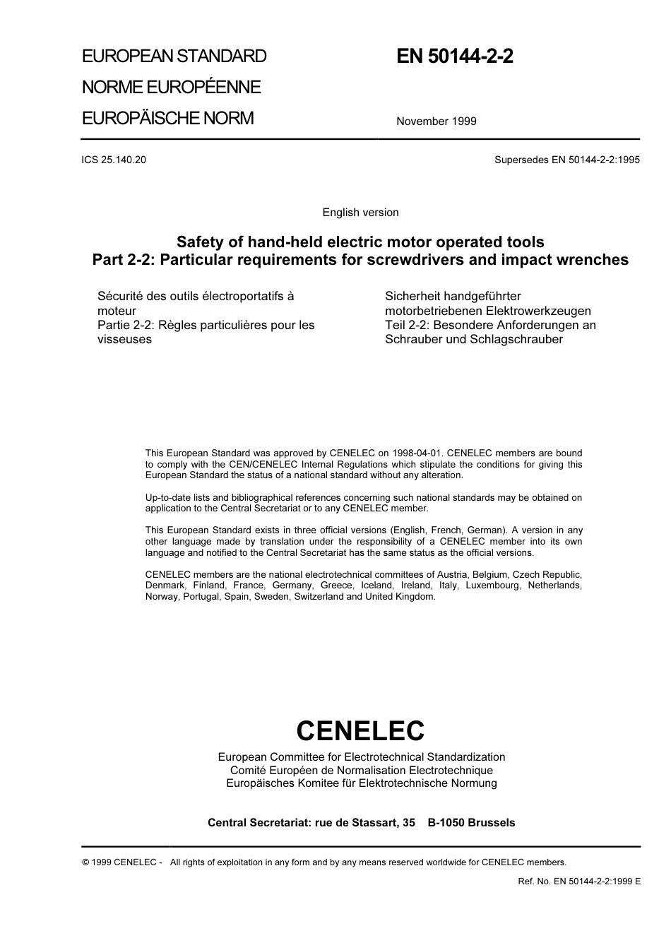 BS EN 50144-2-2-2000.pdf_第3页