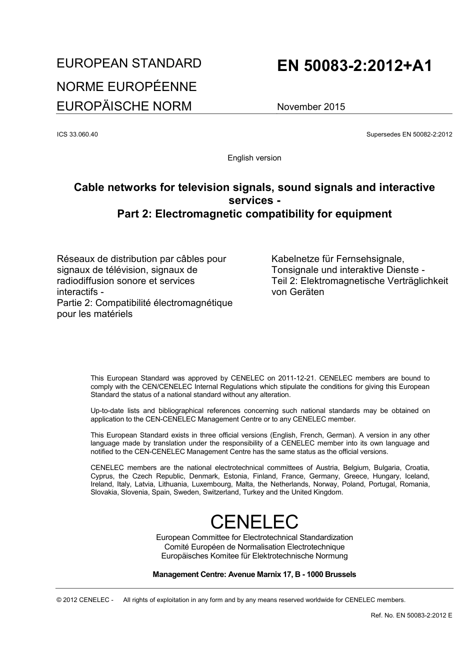 BS EN 50083-2-2012 + A1-2015.pdf_第3页