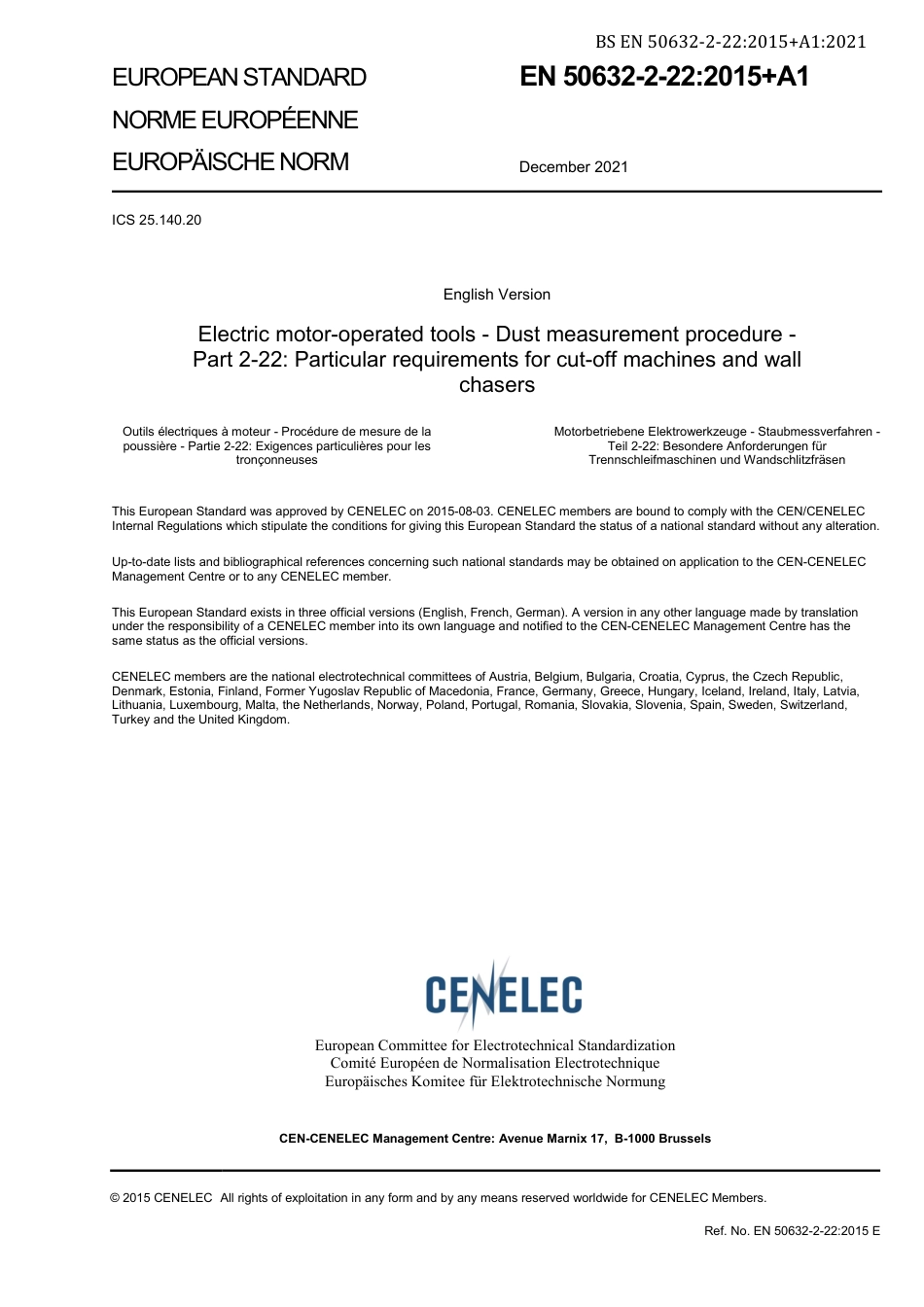 BS EN 50632-2-22-2015 + A1-2021.pdf_第3页